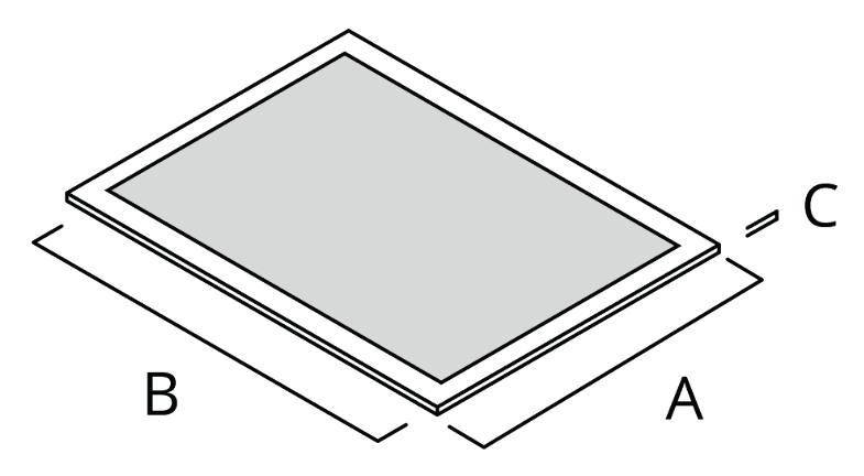 Sheet Dimension Diagram